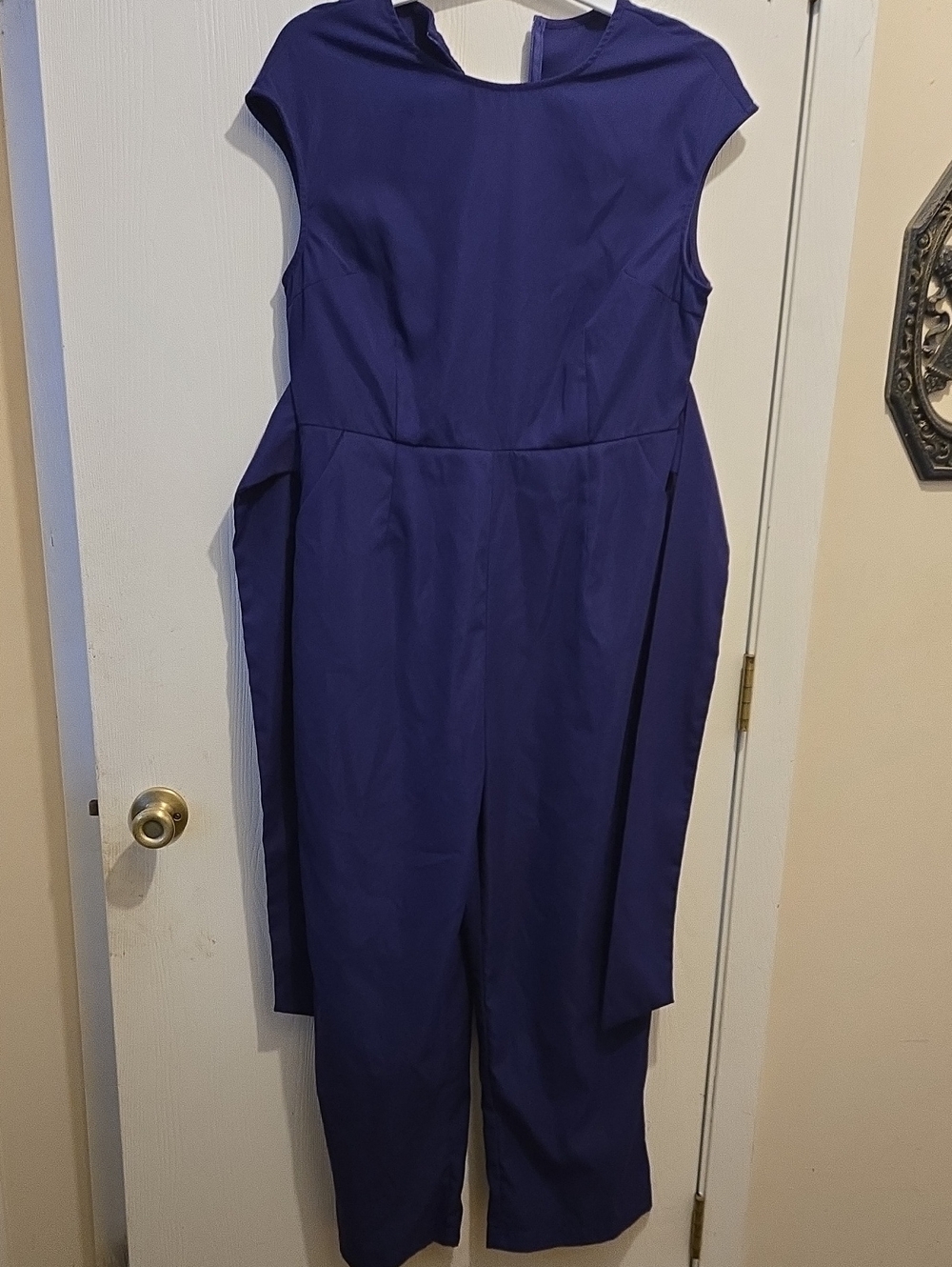 NWOT Cupshe Cap Sleeve Royal Blue Jumpsuit